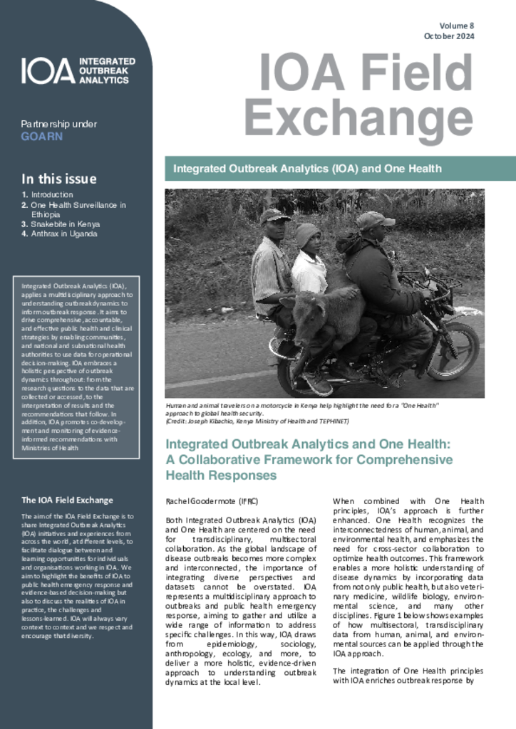 2024-10_IOA Field Exchange_Volume 8_One Health_ENG